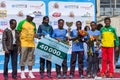 Winners of the 13th Edition Great Ethiopian Run womenÃ¢â¬â¢s race